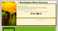 Desktop Screenshot of burlingtonroses.com