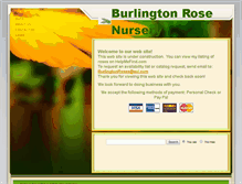 Tablet Screenshot of burlingtonroses.com